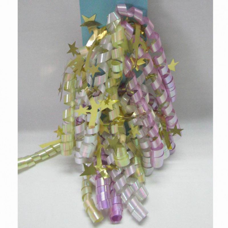 PR830502--Color Combinations Curling Ribbon Bow PP Hopographic Curled Ribbon