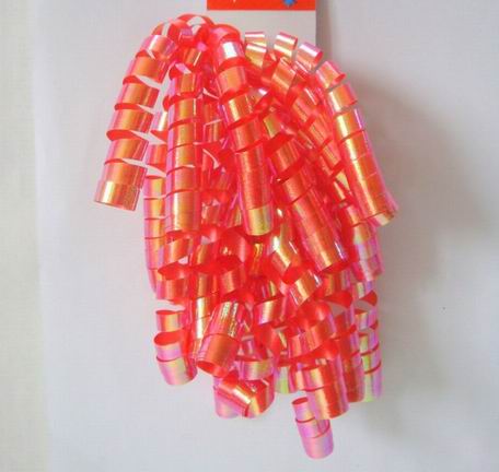 PR831003--Holographic Laminated Metallic Curling Ribbon Bow 