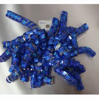PL830601--Holographic Culing Ribbon Bow for Holiday Gift Decoration