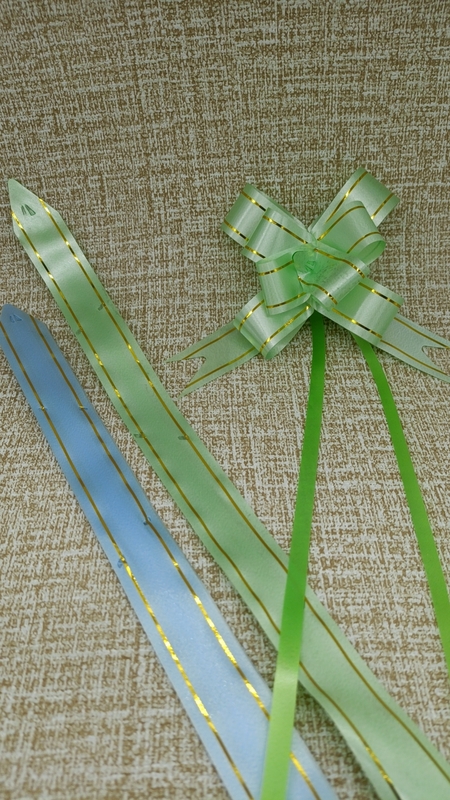 PGL860301--23mm 46cm 壓金線拉花蝴蝶結(jié)