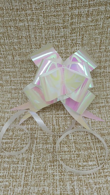 PR860401--30mm 50cm 珍珠彩虹膜手拉花
