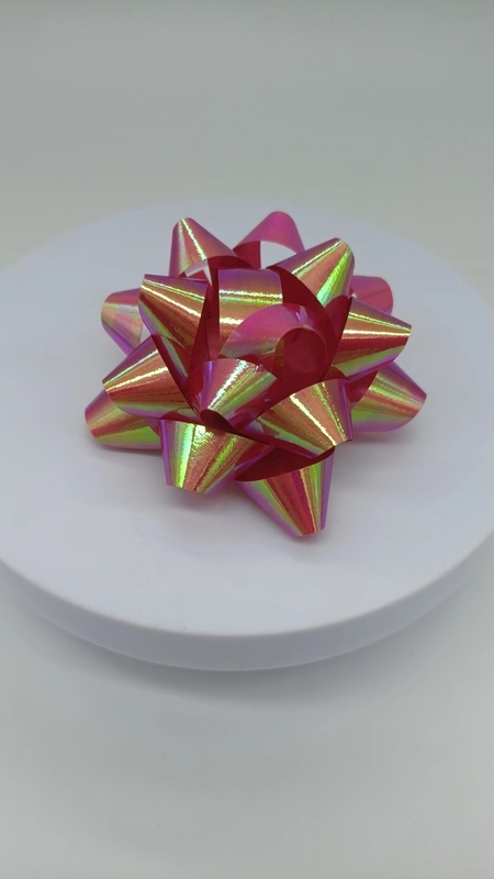 PR810301--3'' 彩虹禮盒包裝花圣誕裝飾花