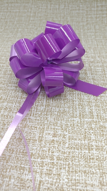 PC870901--9CM Metallic Pom Pom Bow for Decoration