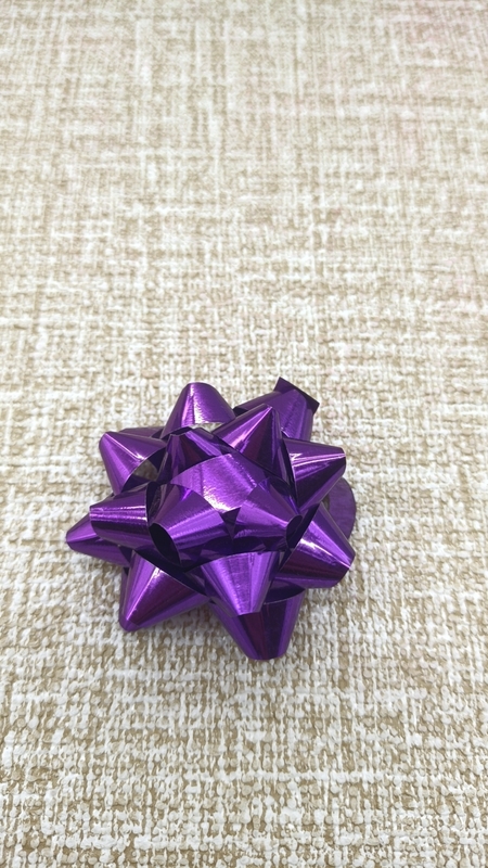 PL810202--2''禮品包裝裝飾星星花