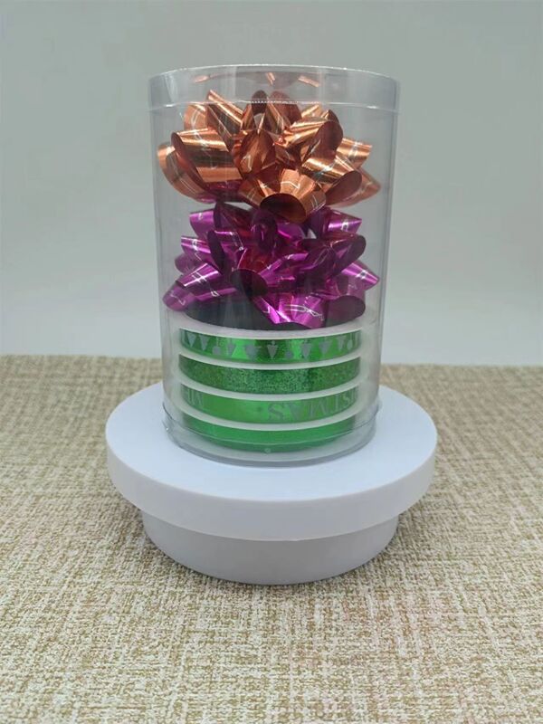 PM815201--Christmas Star Bows Metallic Ribbon Sets